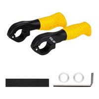 2 Pieces Anti-Slip Mountain Bike Thumb Grips Reduces Hand Fatigue Ergonomic Handlebar Grips Wear-Resistant Cycling Equipment Lightweight for Cyclists