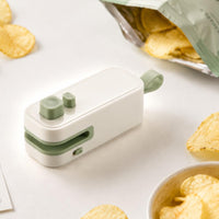 Mini Snack Bag Sealer 2 in 1 Household Tool Compact for Travel