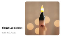 10 Pieces Realistic Digit-shapedShaped | Slender Tapered Body, Spooky, for Halloween