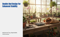 Flower Tray, Floral Sprouting Tray, PP Planting Tray, Durable Multi-Hole Nursery Tray