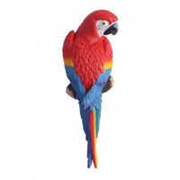 Parrot Wall Sculpture Long Tail Parrot Wall Decor Easy to Hang for Living Room