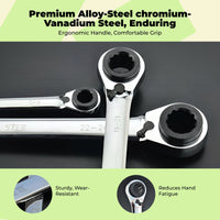 Bidirectional ratchet wrench for cars