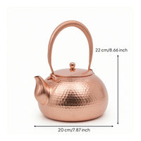 Hammered Copper Tea Kettle Decorative for Homeowners