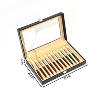 Three-Layer Pen Display Case with Hard Cover