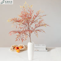 仿真植物软胶南天竹天葵竹 新中式家居装饰 工程造景橱窗展示绿植
