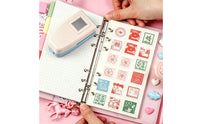 Paper Handheld Paper Punch Compact Handheld Paper Punch Easy-Topress-down Hole Punch for Crafters, Kids, Scrapbooking, Card Making, Classrooms