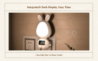 Remote Control Bedside Night Light, Dimmable, Eye-Friendly