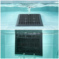 Square Pool Main Drain Cover Louvered Pool Drain Cover Slimline Flat
