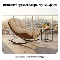 Tufted Rotate Lounger Modern Design Accent Chair Deep Padding Ing Wide Seat for Parents, Office Workers, Living Room, Nursery