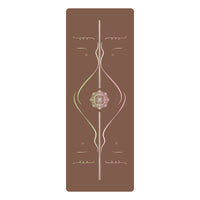 Exercise Mat Non-Slip Exercise Mat with Rubber Base Cushioned for Yogis, Dancers