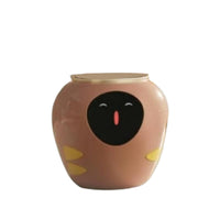 Robot Planter Cartoon Face Table Decor Unique Shape