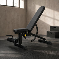 Adjustable Fitness Bench Padded Incline Workout Bench Black