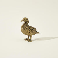2 Pieces Antique Brass Duck Statues Wedding Gift Mandarin Duck Figurines
