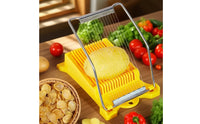 Luncheon Meat Slicer Even Slices Versatile Slicer Stainless Steel Wires Wire Food Cutter for Home Cooks, Meal Prep