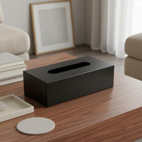 Stainless Steel Tissue Box Waterproof Rectangular Tissue Dispenser Versatile Use