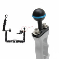 Anodized Finish Underwater Grip Ball Head Lightweight Underwater Camera Mount Portable Diving Camera Ball Mount Easy to Use for Divers