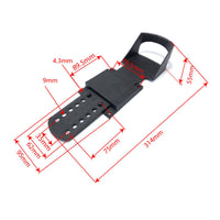 Rower Foot Plate Easy to Install Rowing Machine Pedal Non-Slip Adjustable Foot Pedal for Home Workout, Gym