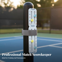 Tennis Score Keeper Easy Installation Tennis Racket Score Counter Portable Athletic Gear for Amateur Participants, Kids, Recreational Play