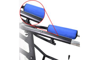 Wheeled Gait Training Machine with Seat Padded Standing Assistance Device with Wheels Adjustable Rehabilitation Equipment Heavy-Duty for Stroke Survivors, Elderly