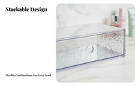 Clear Divider Box Multi-Compartment Clear Divider container Set Transparent Design