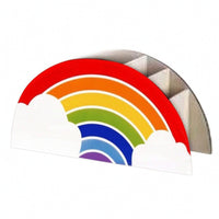 Stationery Holder with Slots Long-Lasting Desktop Storage Box Sturdy