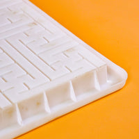 Plastic Mold for Antique-Style Floor Tiles, Vertical, for Courtyards and Plazas