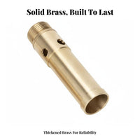 Brass Fountain Nozzle Sturdy Construction Bubbling Fountain Nozzle Creates Beautiful Visual Effects for Garden, Outdoor