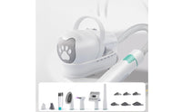 Allcomprehensive Pet Grooming Kit with Vacuum Mess-Messless Dog Grooming Vacuum with Hose Multifunctional Detachable for Deshedding