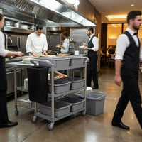 Commercial Kitchen Cart Metal Frame Facility Equipment Heavy Duty for Restaurant