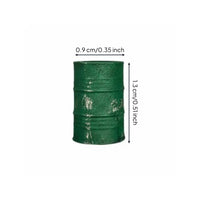 1/64 Scale Oil Barrel Realistic Details 1:64 Scale Barrel Intricate Detailing