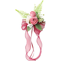 Artificial Flowers for Wedding Car Rearview Mirror Decoration Wedding Car Team Arrangement Butterfly Wedding Chair Back Flowers Staircase Handrail Bou