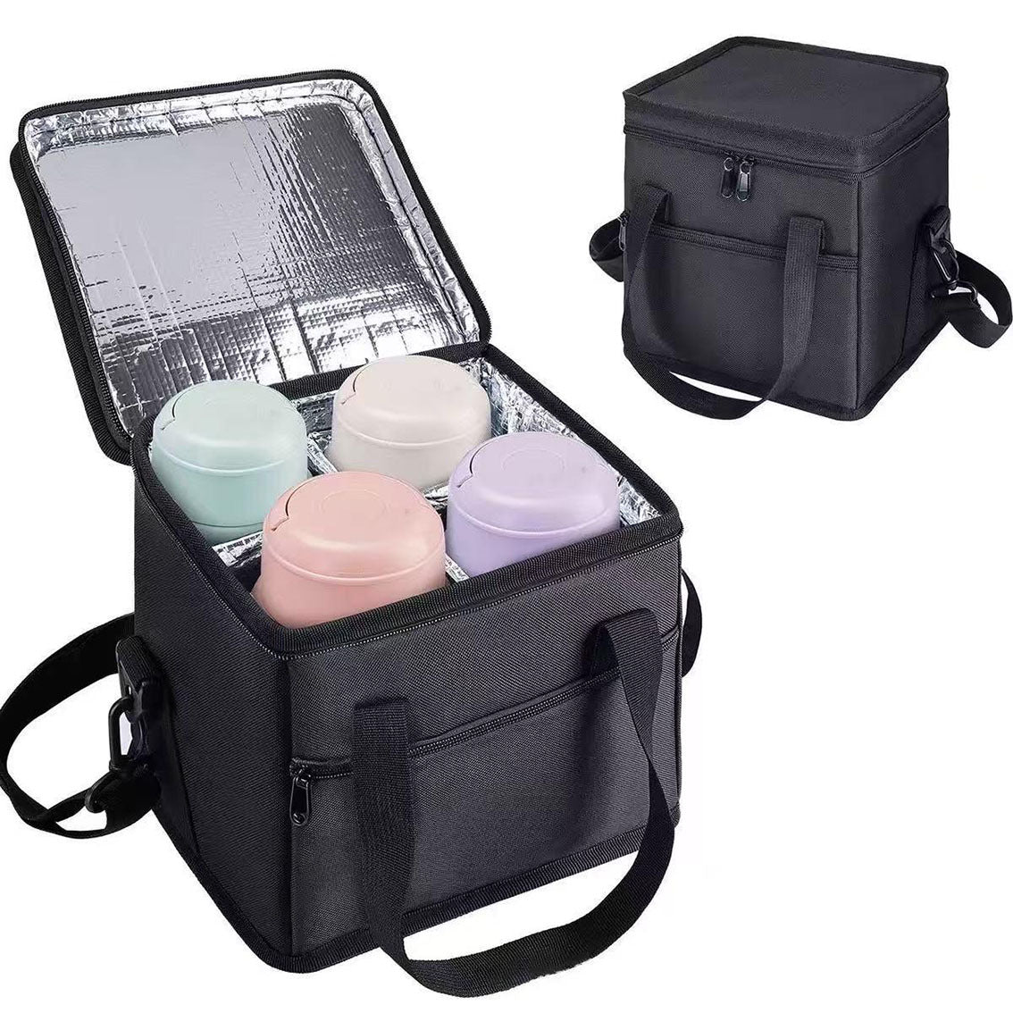 New Insulated Milk Tea Carry Bag - Waterproof Oxford Cloth Large Capacity Cooler Bag