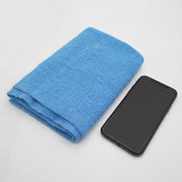Absorbent Microfiber Microfibre Cloth and Car Drying Towel, 40x40 cm Microfibre Cloth with Heat-Cut Edges, Dry Use Polishing and Buffing Cloth