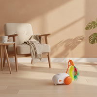 Self-Moving Interactive Cat Toy Obstacle-Avoidance Cat Toy with Wand Automatic Electric for Cats, Kittens, Apartment