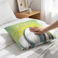 Easter Pillow Cover Short Luxurious Material Easter Pillowcase Holiday Decor Hare Pattern Throw Pillow Cover for Adults, Parents, Bedroom, Living Room