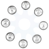 Hi-Hat Bell for Drum Set, Stainless Steel Percussion Bell with Ring, Drum Hardware Accessory