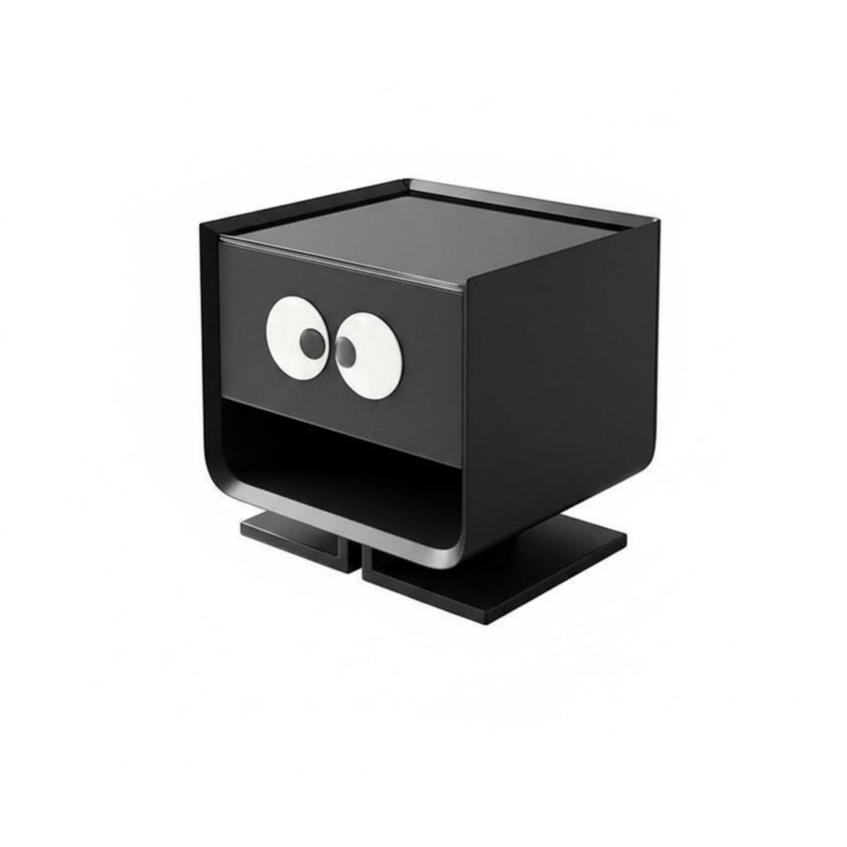 Storage Nightstand Cartoon Design Bedside Cabinet Rounded Corners for children, Boys