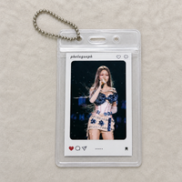 Angela Chang Polaroid Style Keychain Pendant for Bags and Backpacks