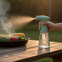 Electric Oil Dispenser Portable Electric Oil Mister Fine Spray for Camping