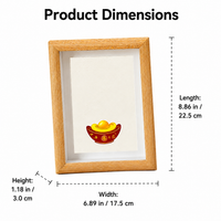 Handmade A4 Frame, Modern Circular Photo Frame, Engineered Wood Desk Frame, Customizable Picture Frame for Bedside Table