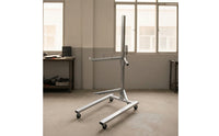 Auto Body Panel Painting Stand Galvanized Panel Painting Stand Bracket with Wheels Mobile for Mechanics