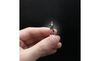 Miniature Figure Freestanding Diorama Figure Painted People Figurines for Street Scene