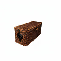Woven Power Strip Hider Box Easy to Clean for Bedroom, Office