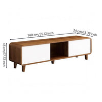 Low Profile Media Console Rounded Edges Low Tv Stand Environmental Screen Display Cabinet