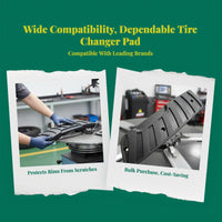 Tire Changer Rubber Pad, T-1 Type Mount Demount Machine Accessory, anti-wear-wearWear, Universal, Tire Bead Seat Protection