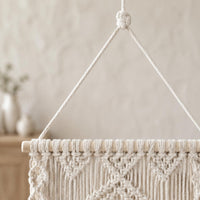 Macrame Wall Hanging Shelf Environmentally Conscious Macrame Wall Shelf Sturdy