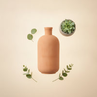 2 Pieces Olla Pot Porous Self-Watering Vessel Ceramic for Balcony Pots