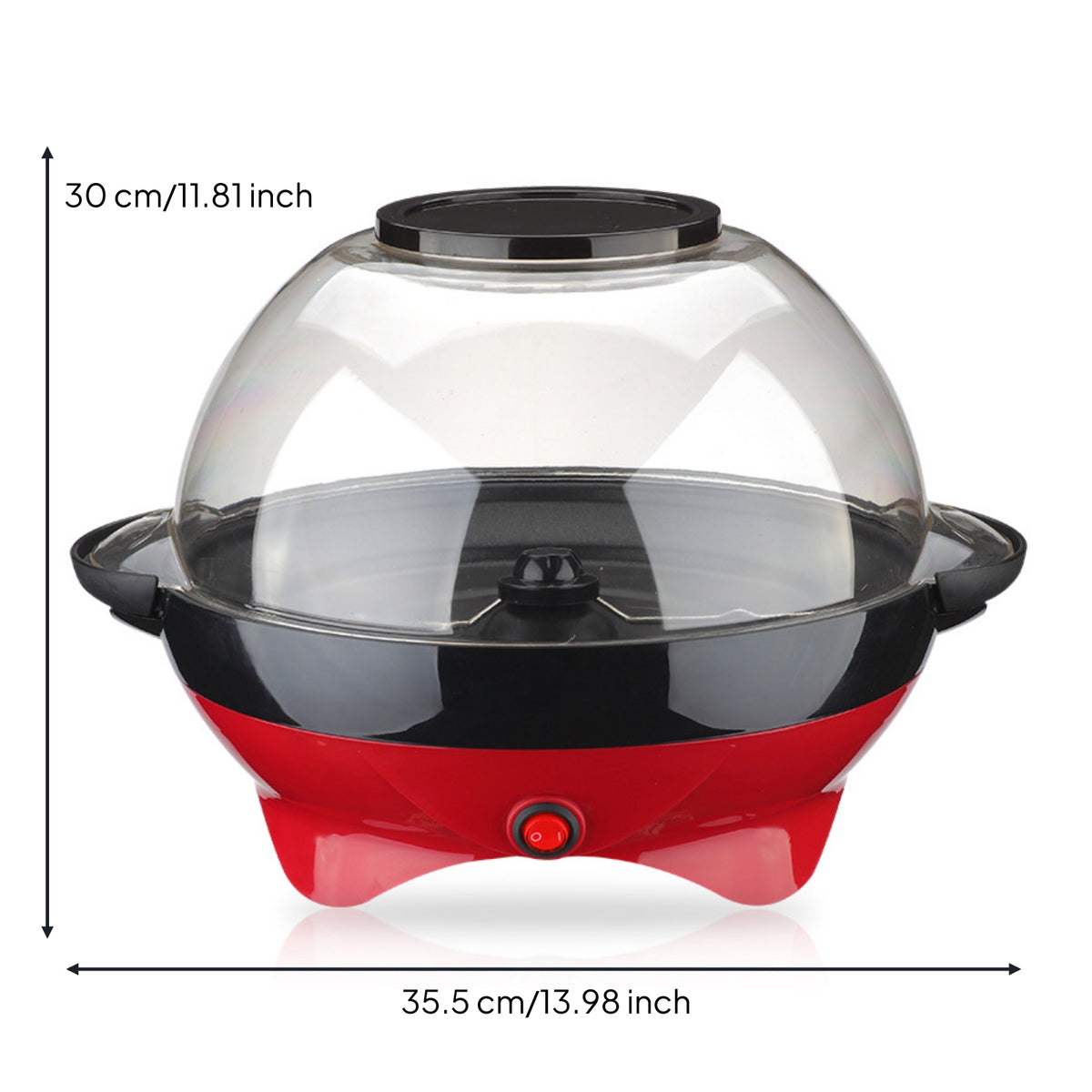 Nonstick Electric Popcorn Maker Tabletop Popcorn Maker with Non-Stick Plate Lightweight Appliance Heat-Resistant for Home Kitchen, Dorm Rooms