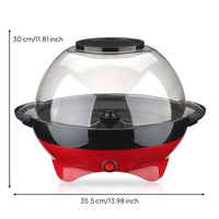 Nonstick Electric Popcorn Maker Tabletop Popcorn Maker with Non-Stick Plate Lightweight Appliance Heat-Resistant for Home Kitchen, Dorm Rooms