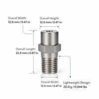 Wide Angle Industrial Spray Head, Solid Cone Spraying Nozzle Tips, Stainless Steel Nozzle for Cleani - Image 5